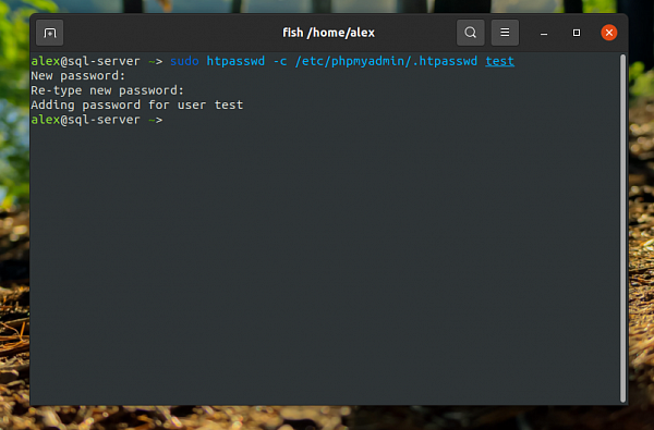 Защита phpMyAdmin 2 Защита phpMyAdmin 2