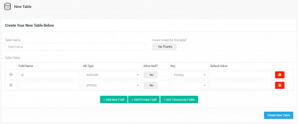 Менеджер баз данных Voyager в Laravel