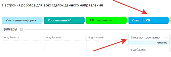 Роботы и триггеры