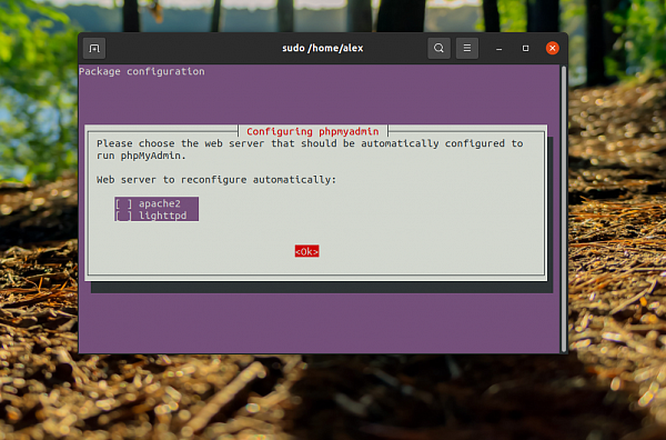 Установка phpMyAdmin 1 Установка phpMyAdmin 1