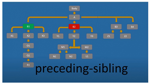 Preceding-sibling Preceding-sibling