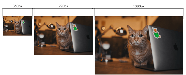 Адаптивное изображение с помощью srcset